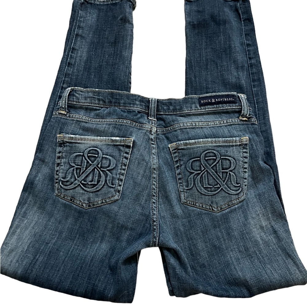 Rock & Republic Women’s Double R Back Pocket Skinny Jeans Size 10​​​​​​